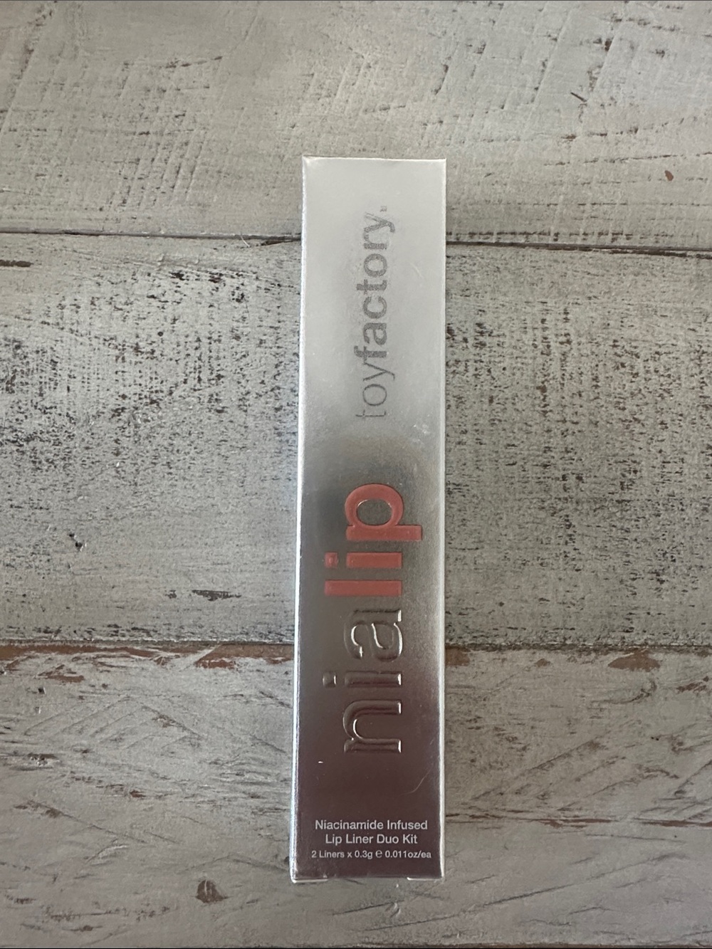 NEW TOYFACTORY Nialip Lip Liner Duo Nude Protocol + Deep Seek